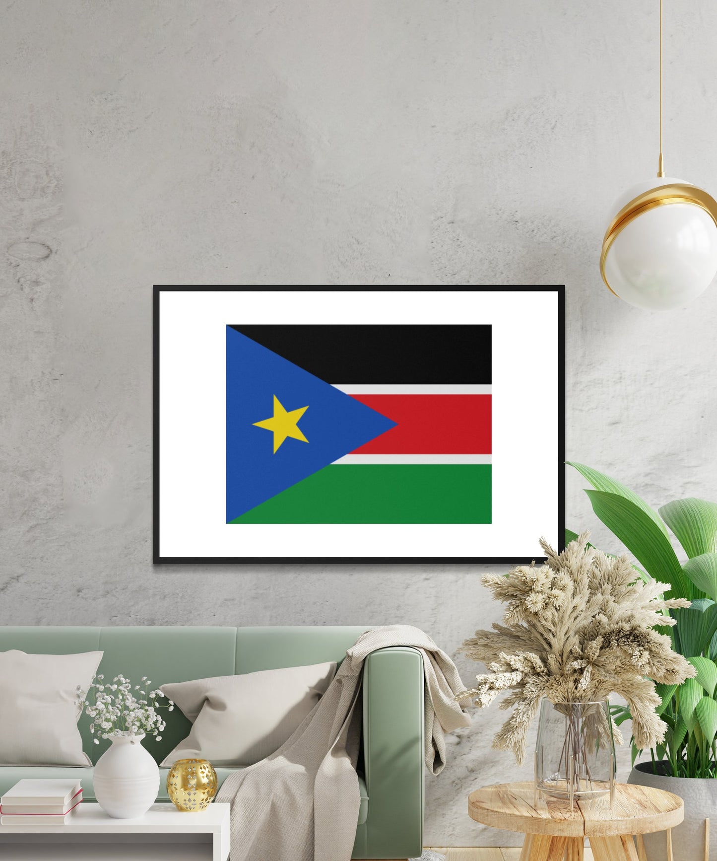 South Sudan Flag Poster - Matte Paper