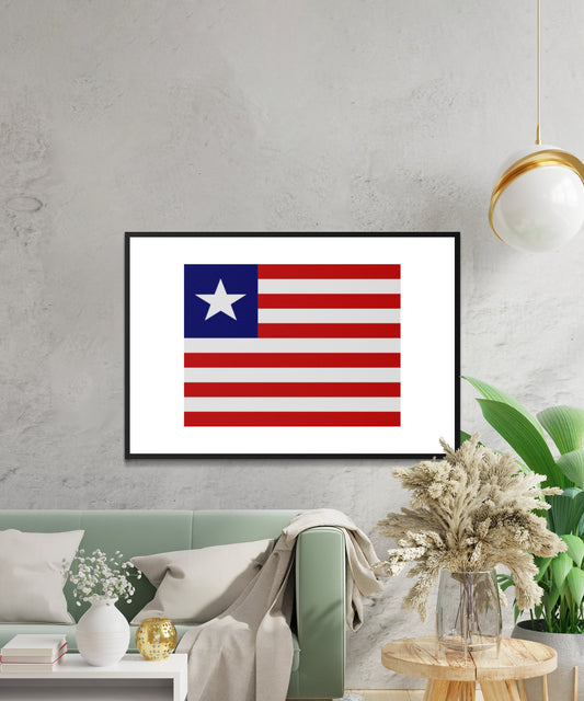 Liberia Flag Poster - Matte Paper