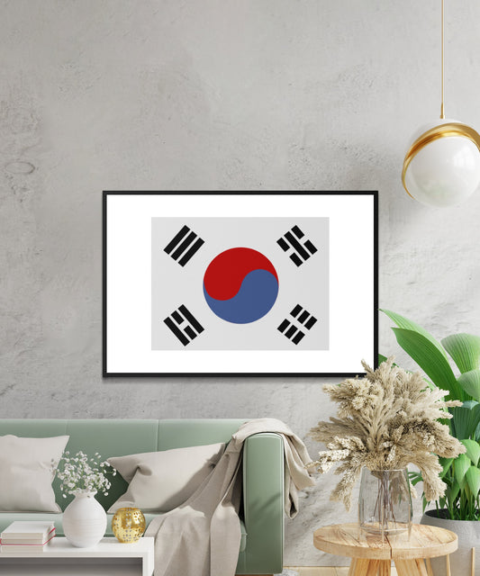 South Korea Flag Poster - Matte Paper