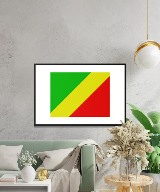 Republic of the Congo Flag Poster - Matte Paper