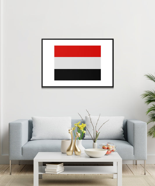 Yemen Flag Poster - Matte Paper