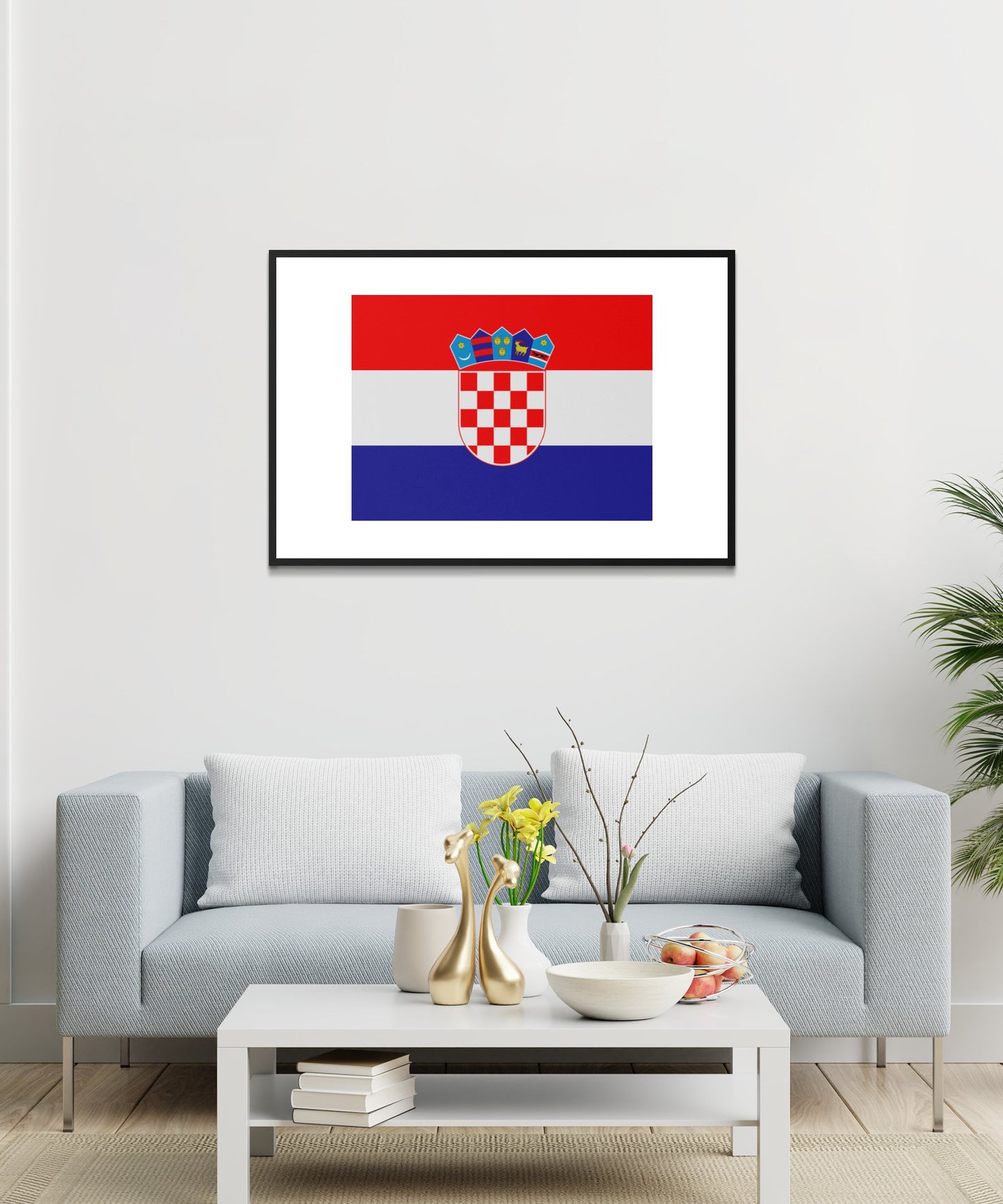 Croatia Flag Poster - Matte Paper