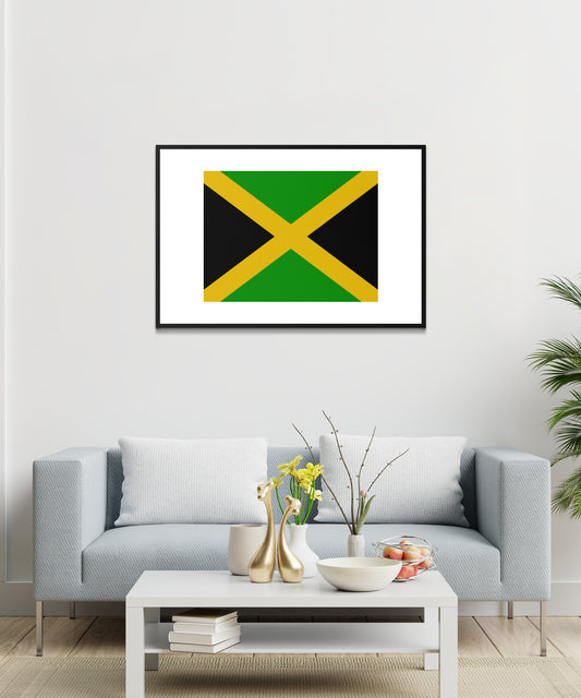 Jamaica Flag Poster - Matte Paper