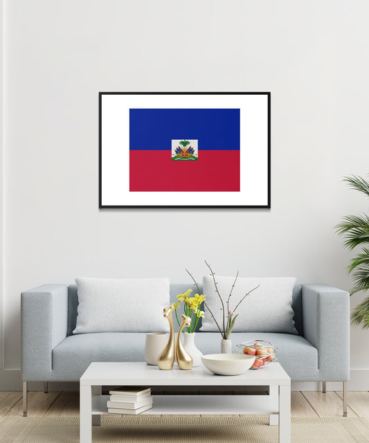 Haiti Flag Poster - Matte Paper