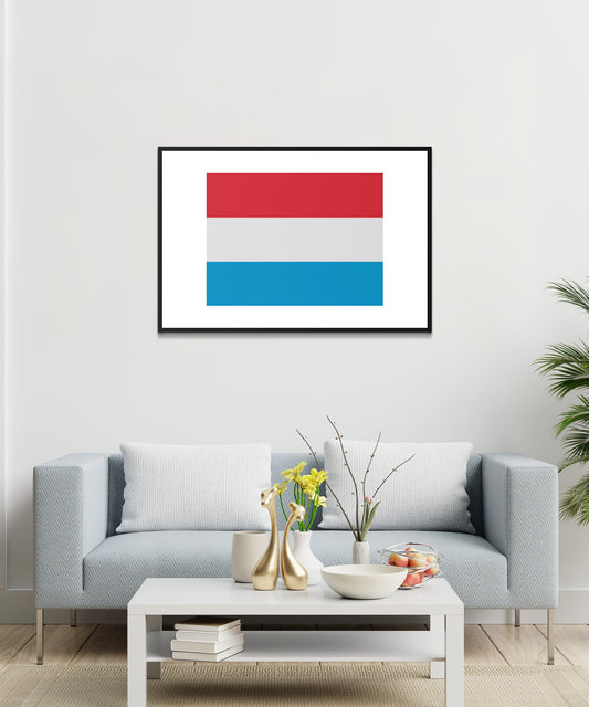 Luxembourg Flag Poster - Matte Paper
