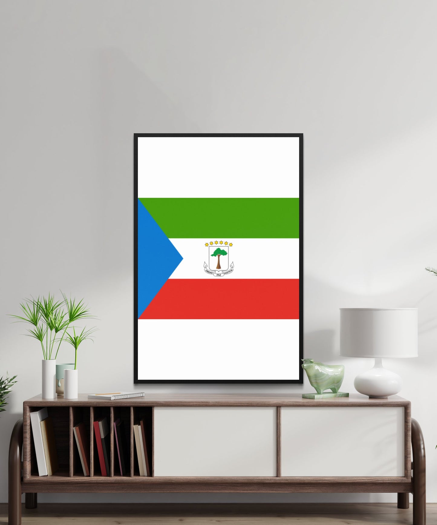 Equatorial Guinea Flag Poster - Matte Paper