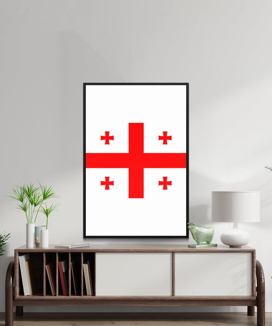 Georgia Flag Poster - Matte Paper