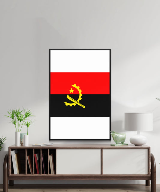 Angola Flag Poster - Matte Paper