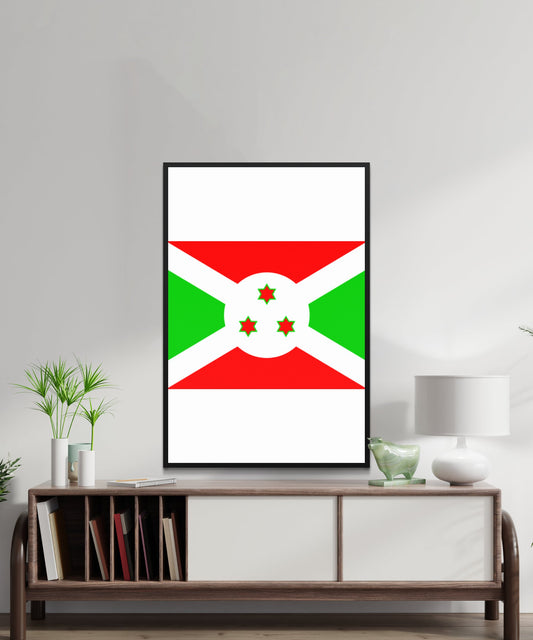 Burundi Flag Poster - Matte Paper
