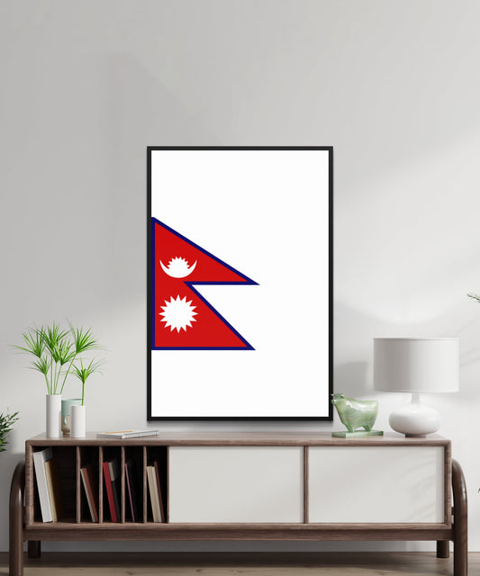 Nepal Flag Poster - Matte Paper