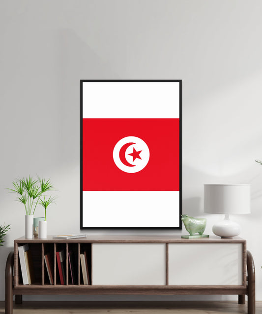 Tunisia Flag Poster - Matte Paper