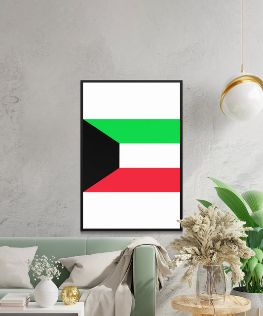 Kuwait Flag Poster - Matte Paper
