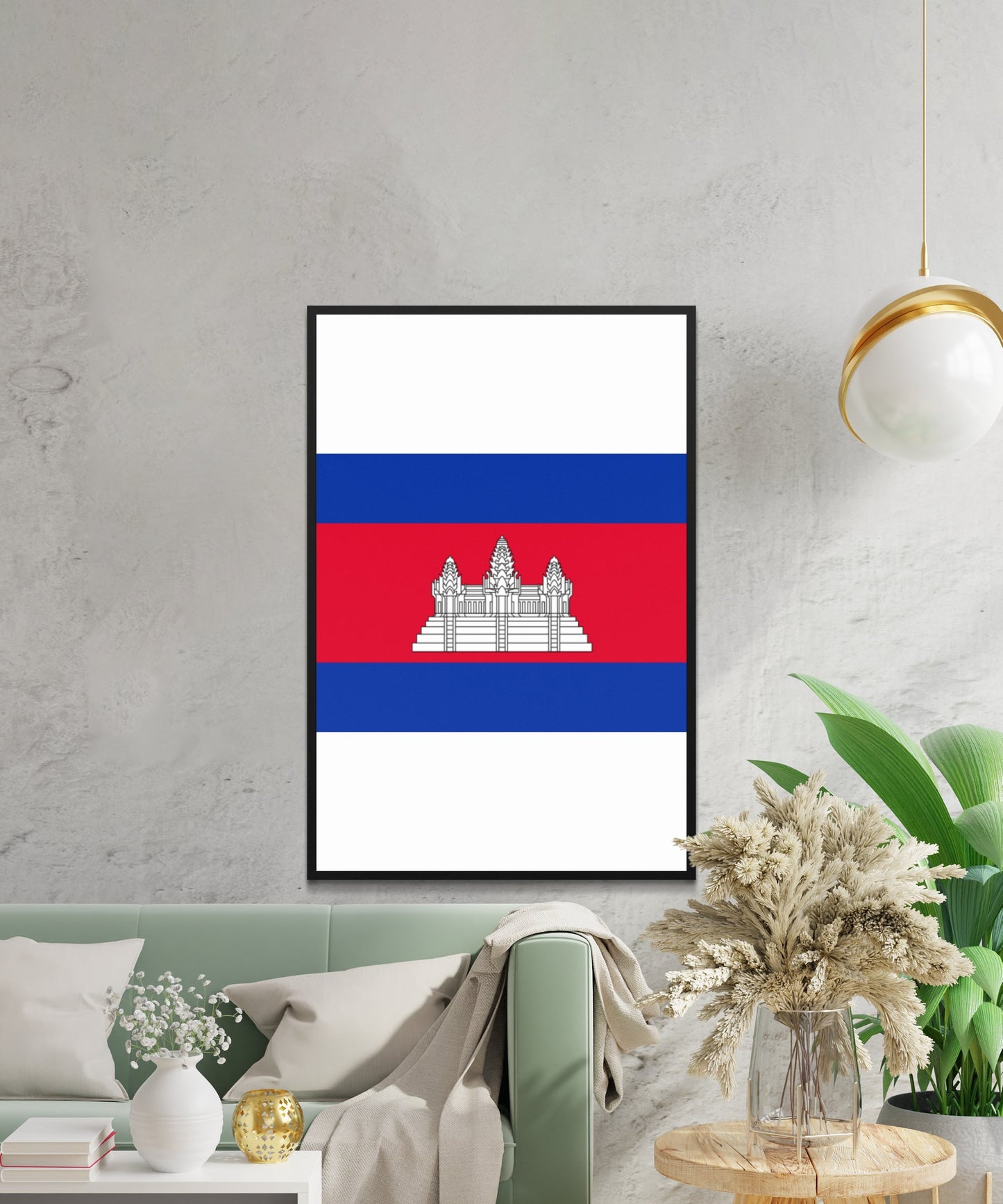 Cambodia Flag Poster - Matte Paper