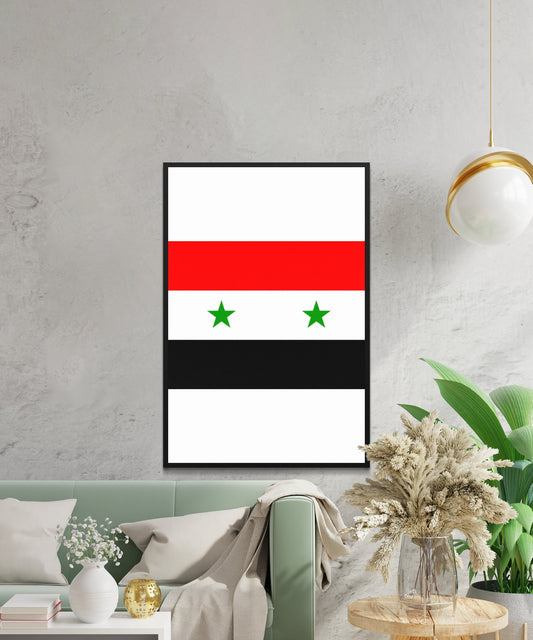 Syria Flag Poster - Matte Paper