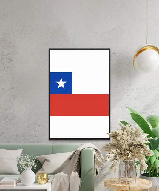 Chile Flag Poster - Matte Paper