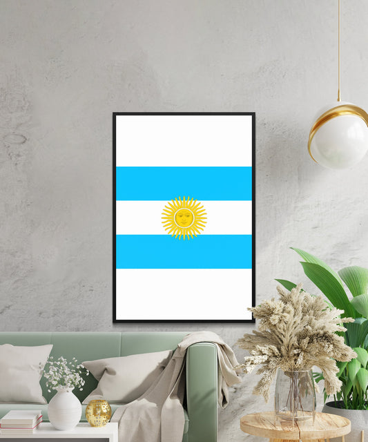 Argentina Flag Poster - Matte Paper