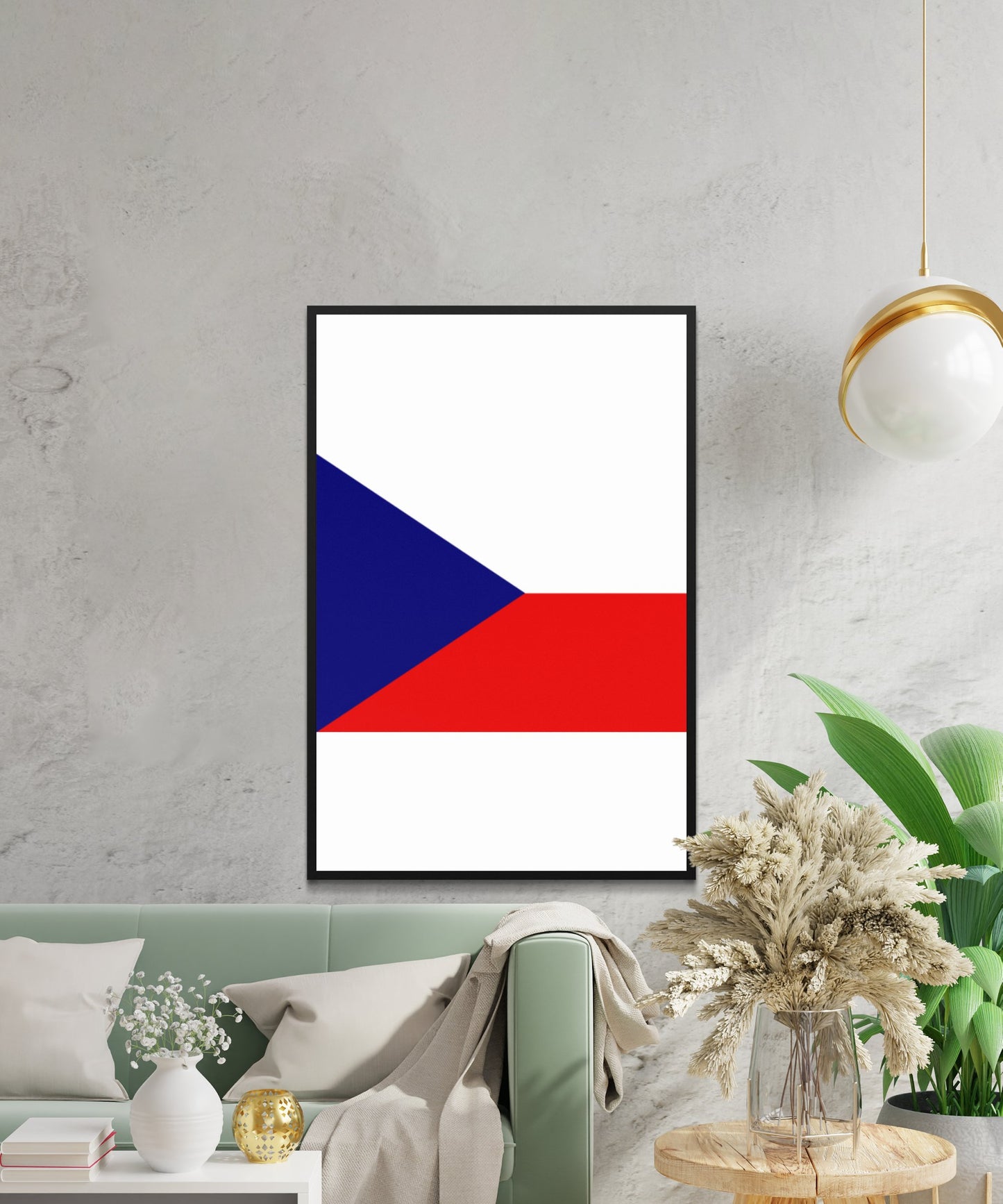 Czech Republic Flag Poster - Matte Paper