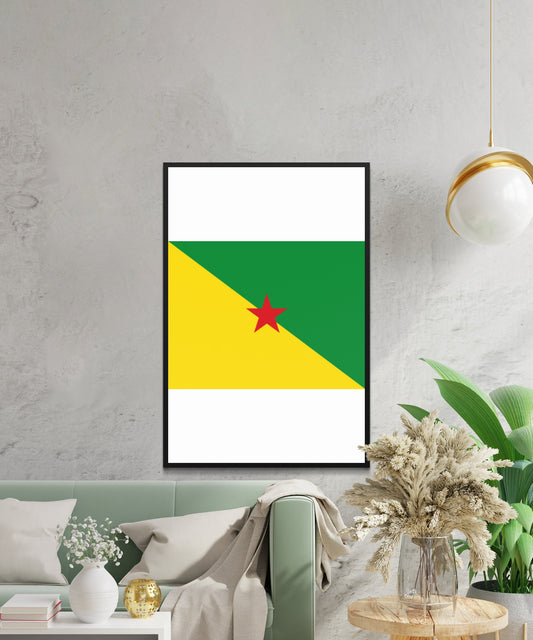French Guiana Flag Poster - Matte Paper