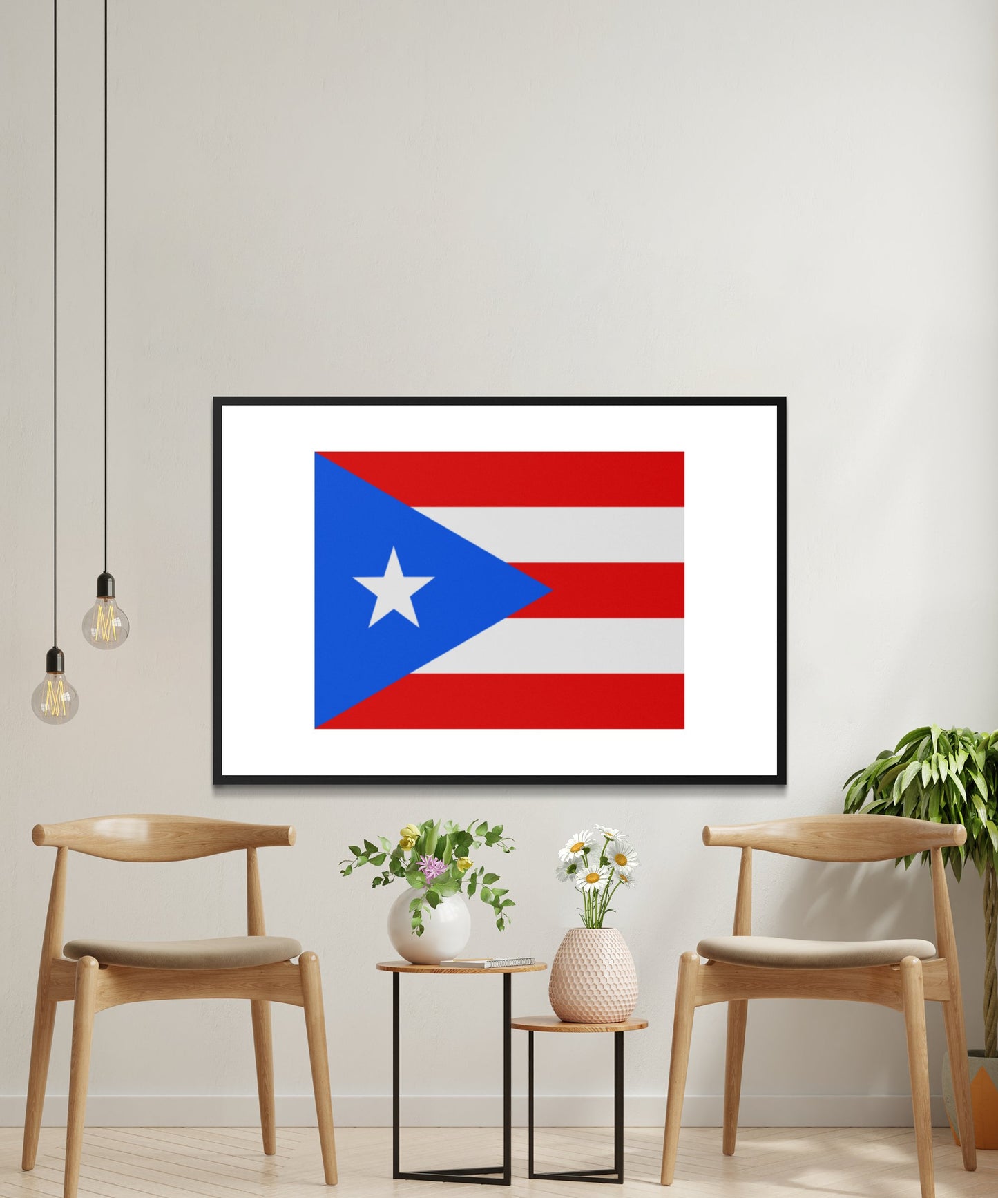 Puerto Rico Flag Poster - Matte Paper
