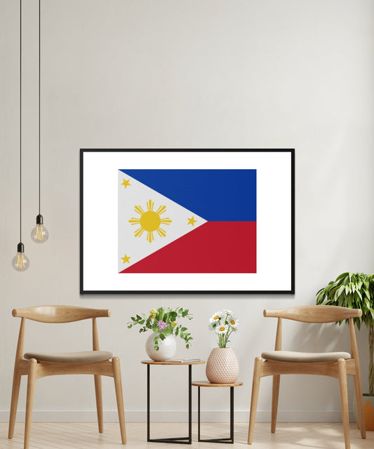 Philippines Flag Poster - Matte Paper