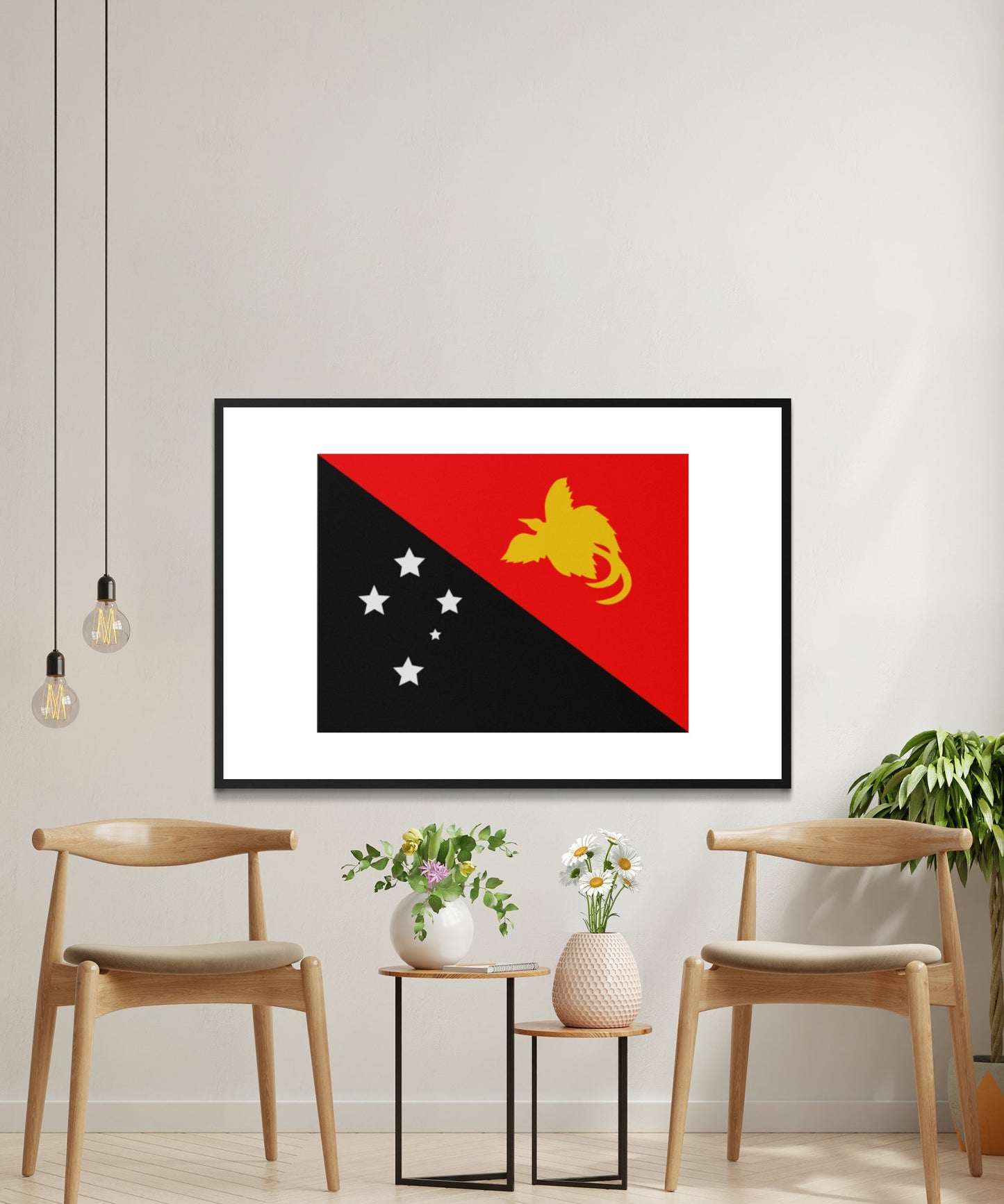 Papua New Guinea Flag Poster - Matte Paper