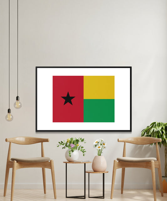 Guinea-Bissau Flag Poster - Matte Paper