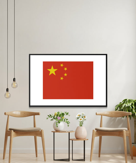 China Flag Poster - Matte Paper