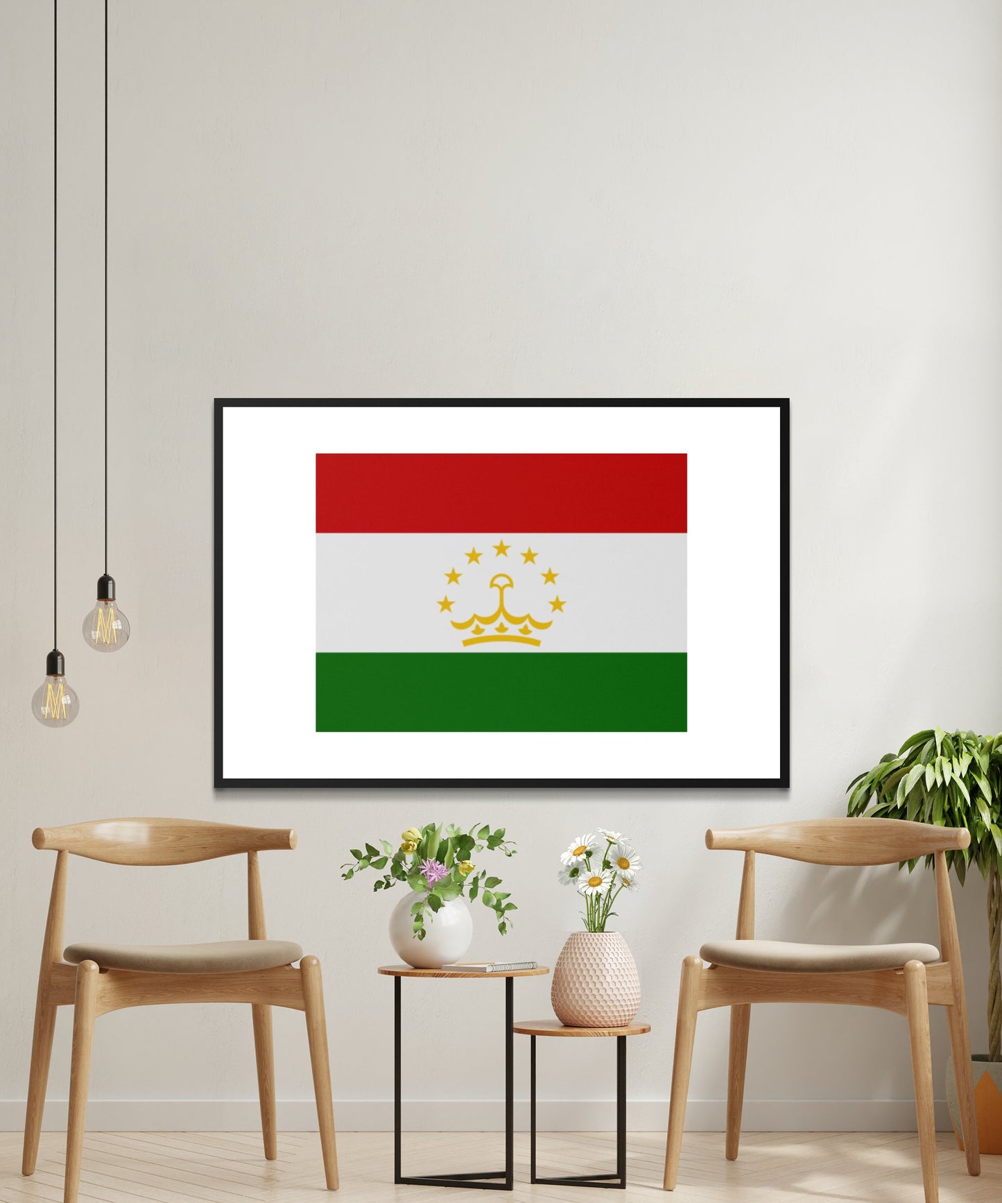Tajikistan Flag Poster - Matte Paper