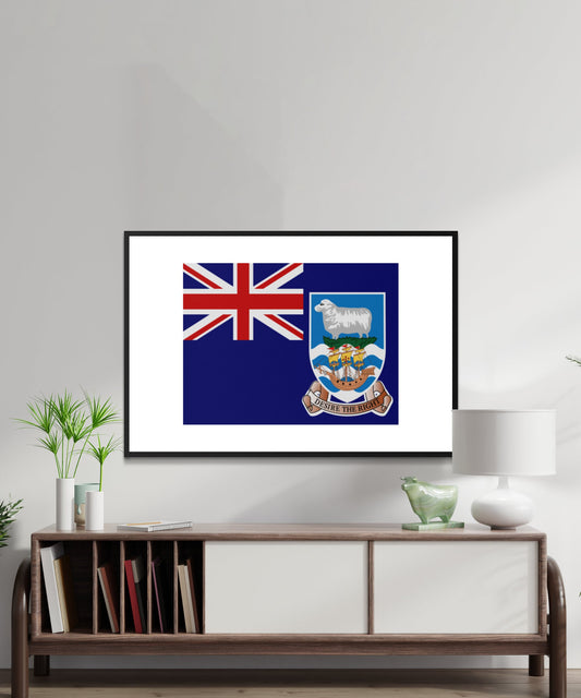 Falkland Islands Flag Poster - Matte Paper
