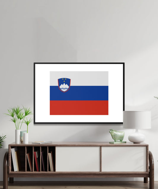 Slovenia Flag Poster - Matte Paper