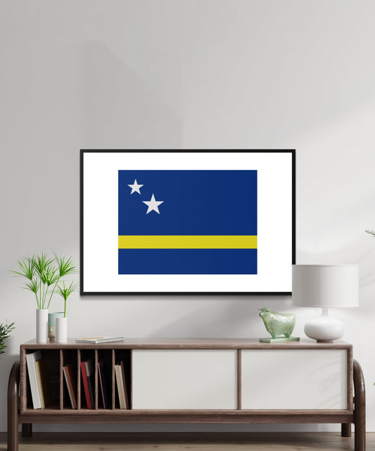 Curaçao Flag Poster - Matte Paper