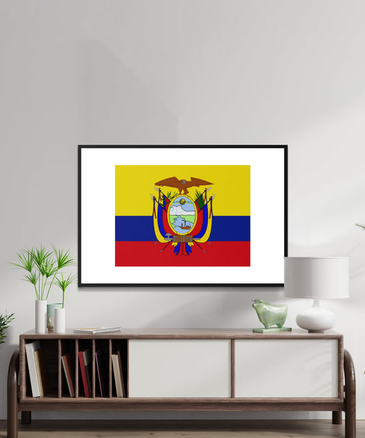 Ecuador Flag Poster - Matte Paper