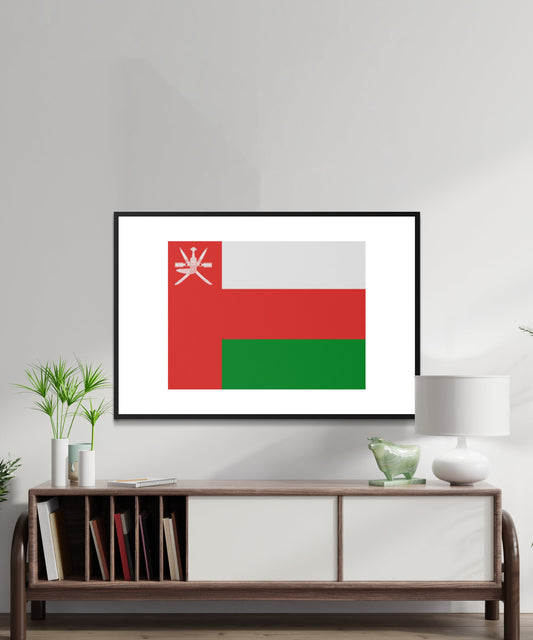 Oman Flag Poster - Matte Paper