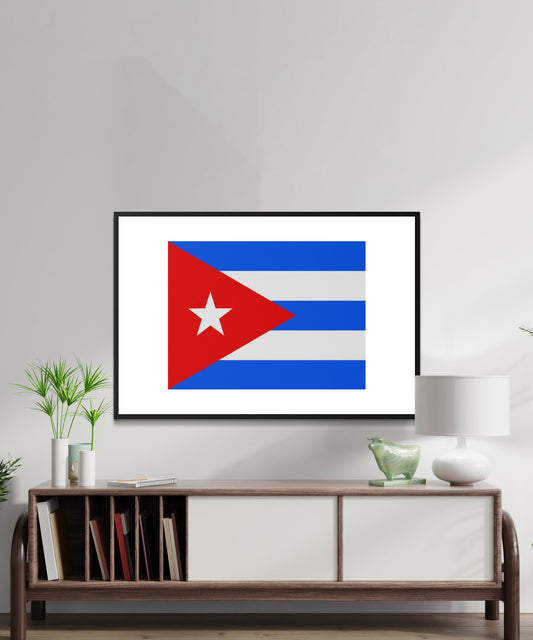 Cuba Flag Poster - Matte Paper