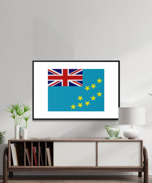 Tuvalu Flag Poster - Matte Paper
