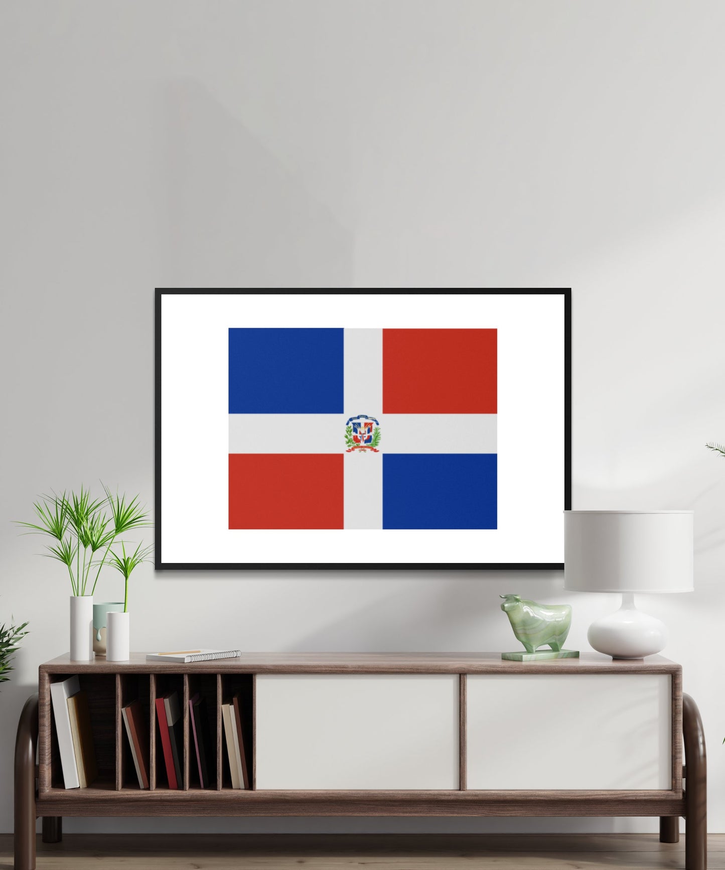 Dominican Republic Flag Poster - Matte Paper