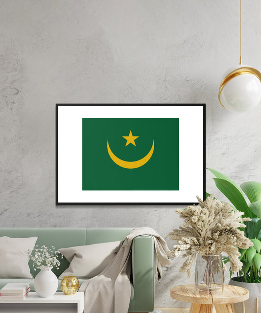 Mauritania Flag Poster - Matte Paper