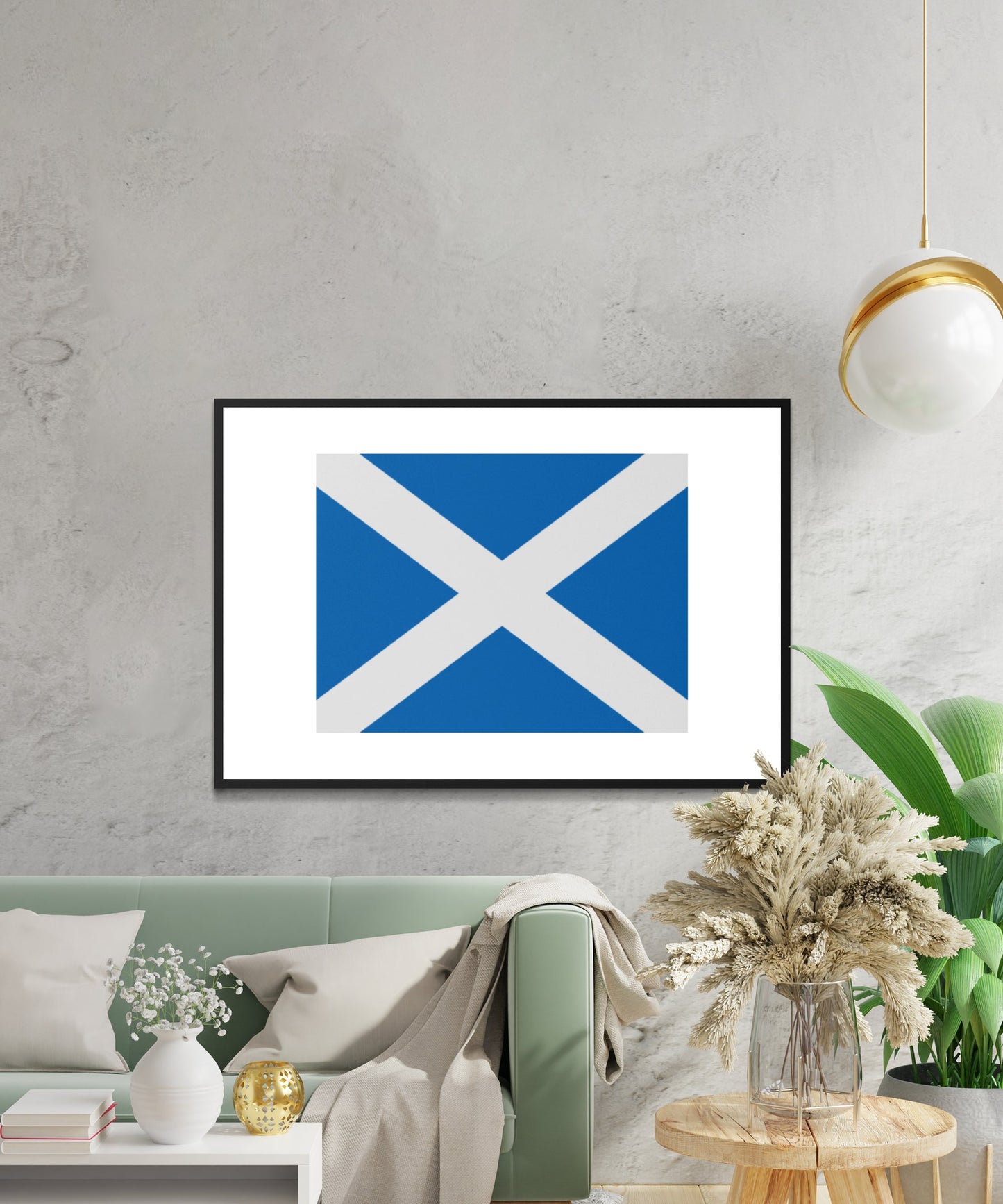 Scotland Flag Poster - Matte Paper