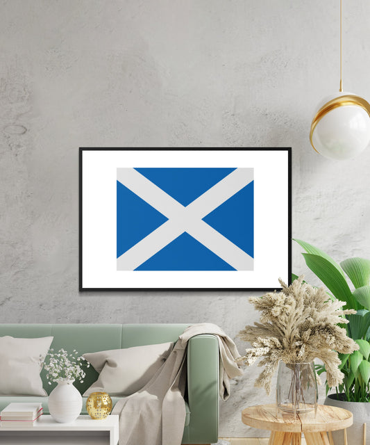 Scotland Flag Poster - Matte Paper