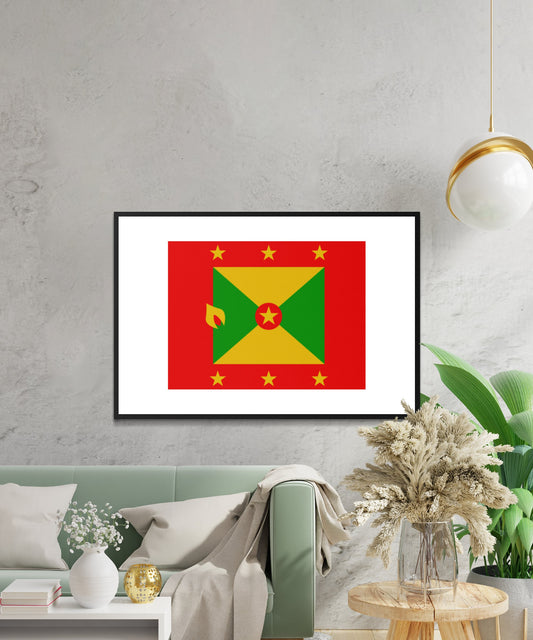 Grenada Flag Poster - Matte Paper