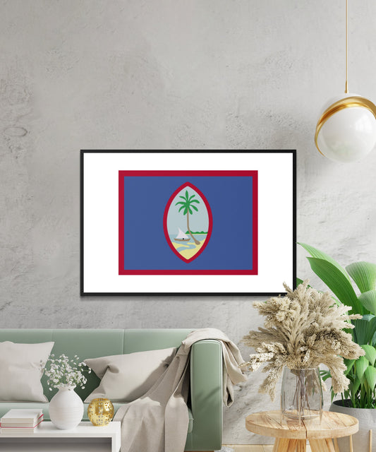 Guam Flag Poster - Matte Paper