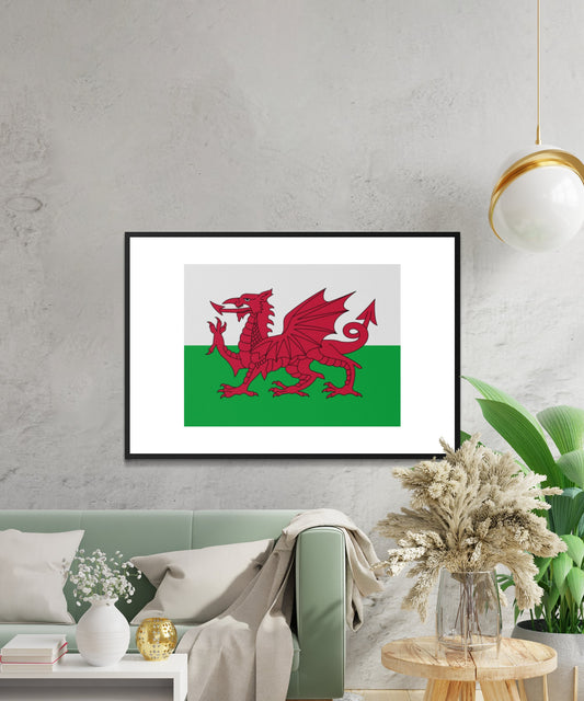 Wales Flag Poster - Matte Paper