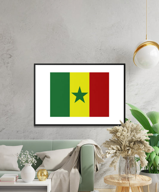 Senegal Flag Poster - Matte Paper
