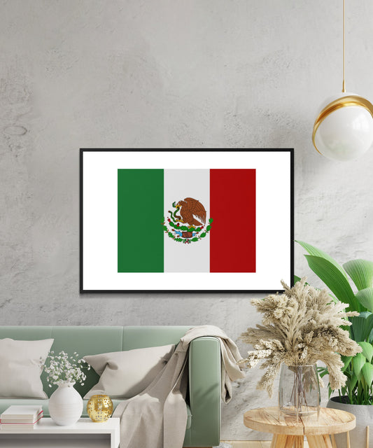 Mexico Flag Poster - Matte Paper