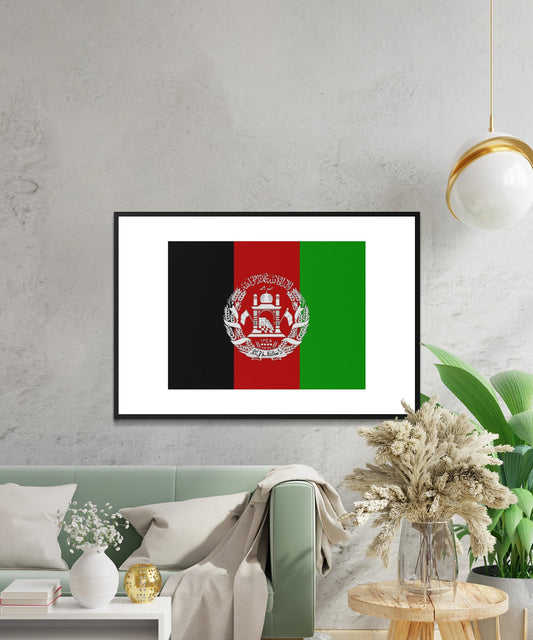 Afghanistan Flag Poster - Matte Paper