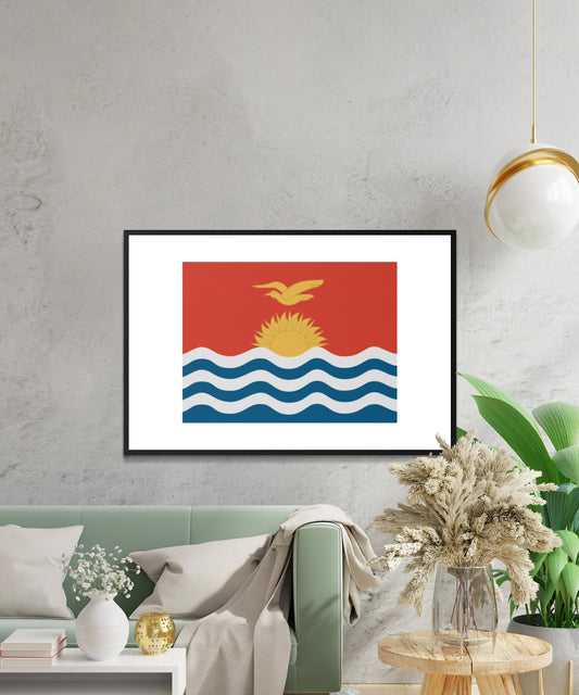 Kiribati Flag Poster - Matte Paper