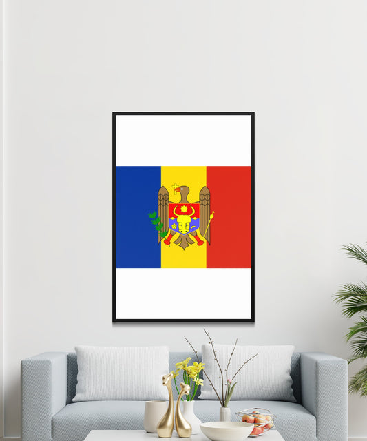 Moldova Flag Poster - Matte Paper