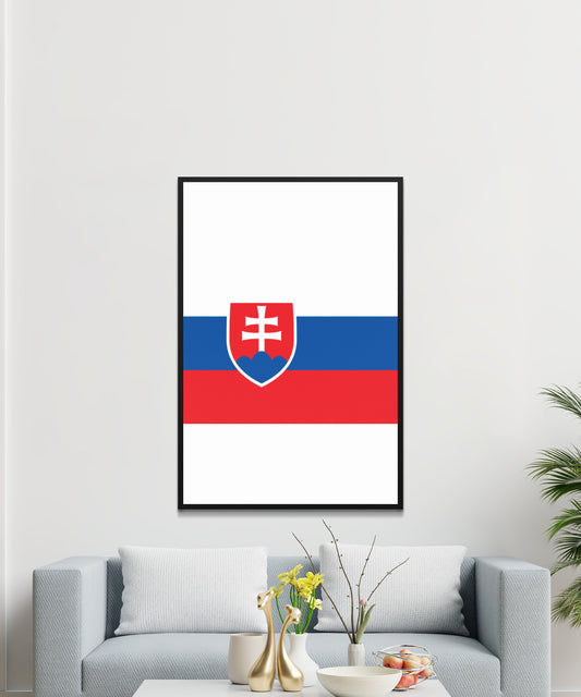 Slovakia Flag Poster - Matte Paper