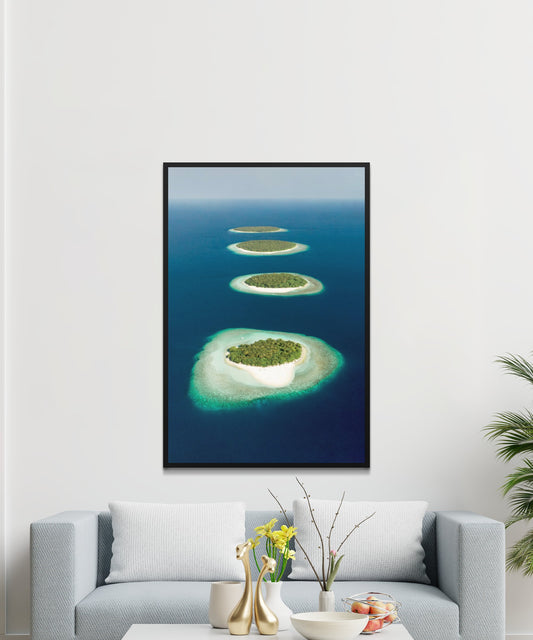 Maldives Island Poster - Matte Paper