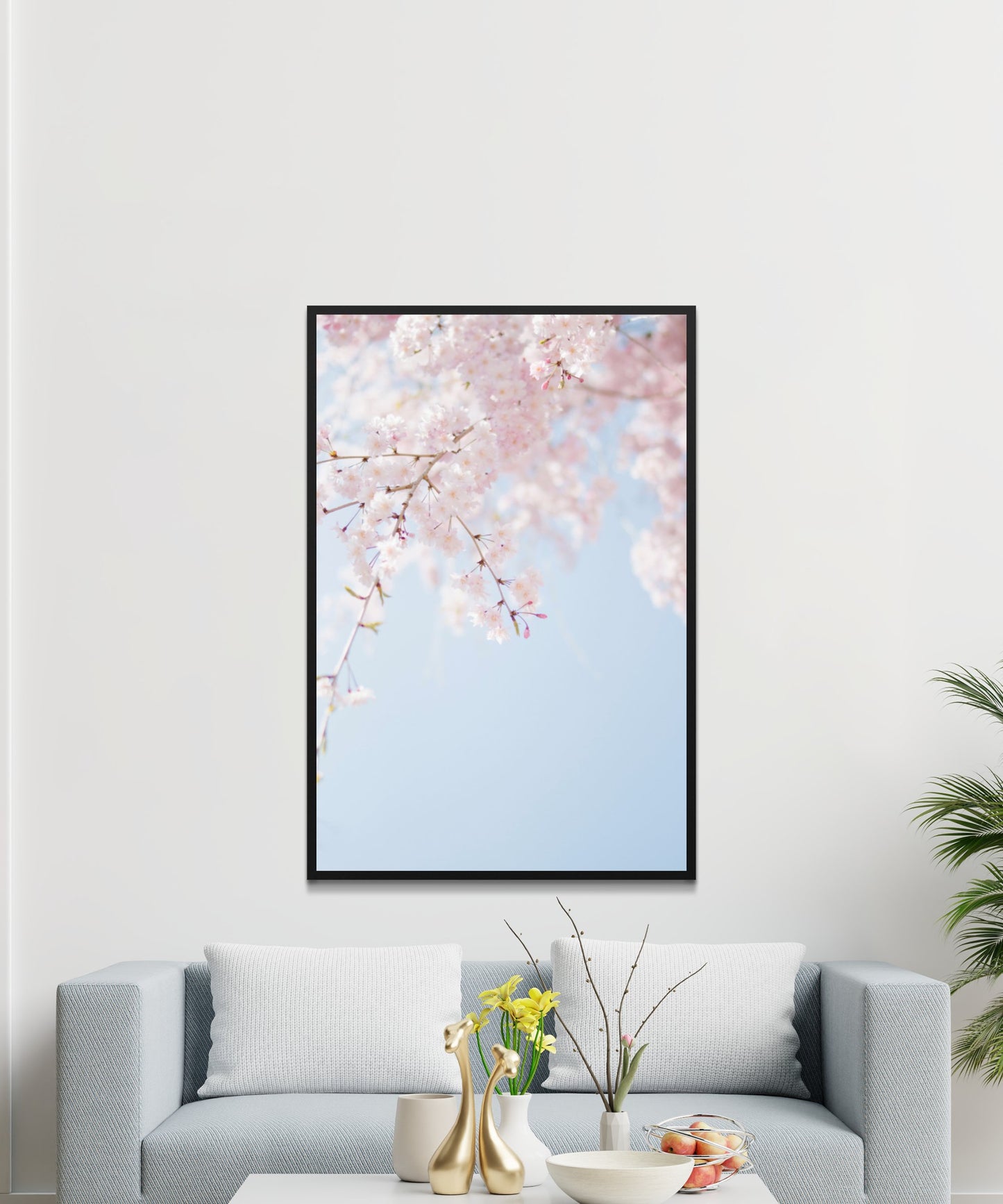 Cherry Blossoms Pink Flower Poster - Matte Paper